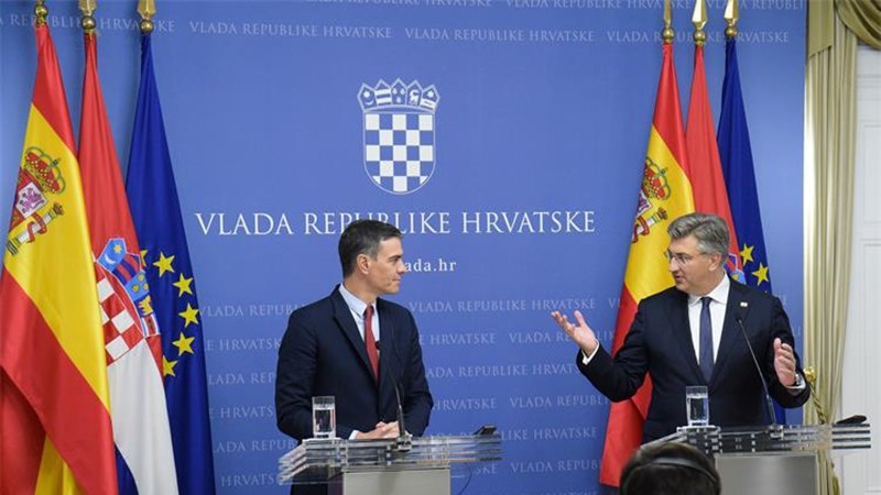 Plenković i Sanchez: Želimo još bolju suradnju Hrvatske i Španjolske